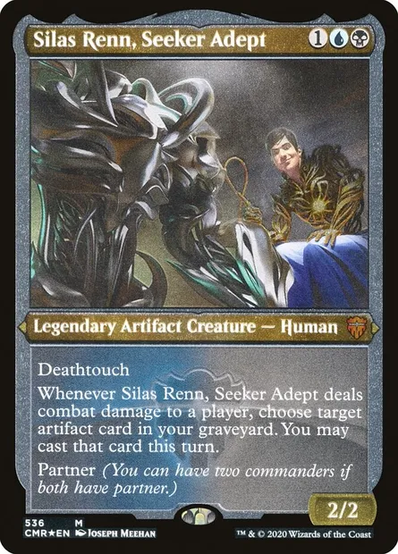 Silas Renn, Seeker Adept, Magic card CMR 536 — Commander Legends set