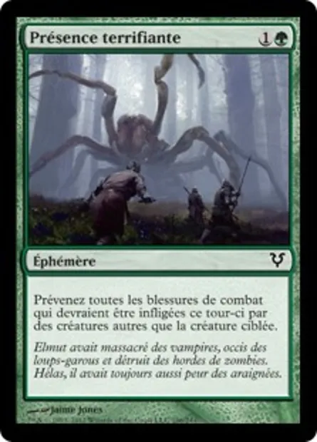 Présence terrifiante, carte Magic AVR 196 — extension Avacyn ressuscitée