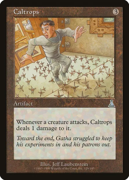 Caltrops, Magic card UDS 129 — Urza's Destiny set
