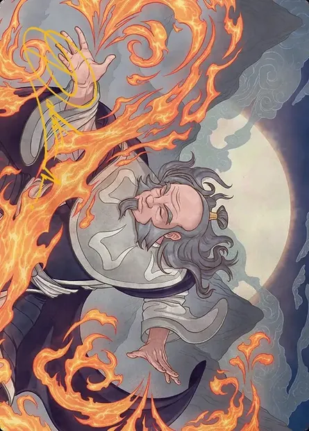Iroh, Grand Lotus // Iroh, Grand Lotus, Magic card ATLA 47 — Avatar: the Last Airbender Art Series set