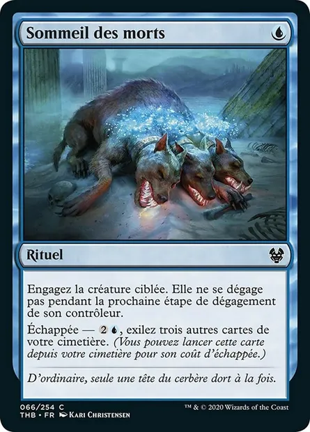 Sommeil des morts, carte Magic THB 66 — extension Theros Beyond Death