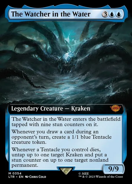 The Watcher in the Water, Magic card LTR 354 — The Lord of the Rings: Tales of Middle-earth set