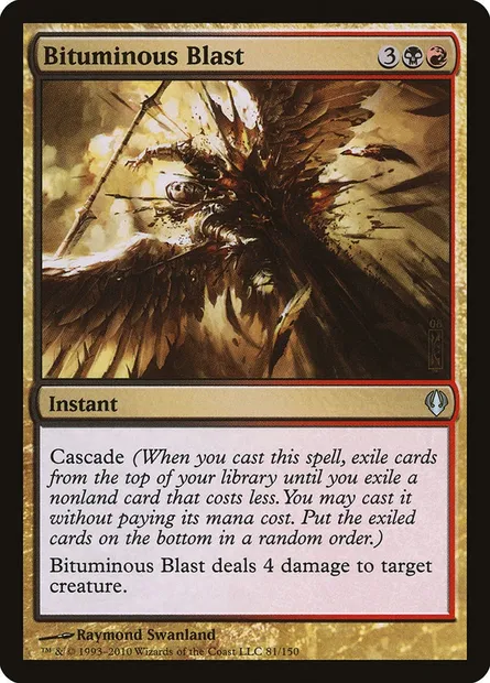 Bituminous Blast, Magic card ARC 81 — Archenemy set