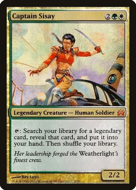 Captain Sisay, Magic card V11 2 — From the Vault: Legends set