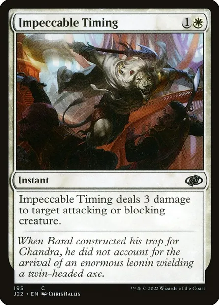 Impeccable Timing, Magic card J22 195 — Jumpstart 2022 set