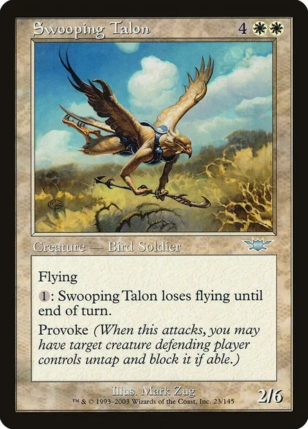 Swooping Talon, Magic card LGN 23 — Legions set