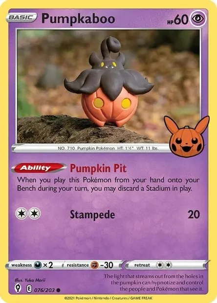 Pitrouille, carte Pokémon TOT22 076 — extension Trick or Trade