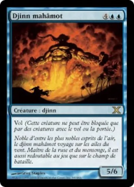 Djinn mahâmot, carte Magic 10E 90 — extension Dixième édition