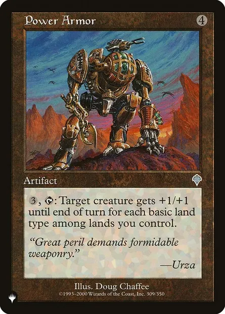 Power Armor, Magic card PLST INV-309 — The List set