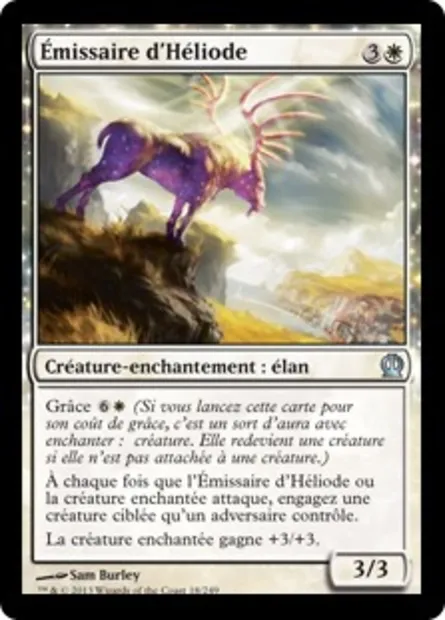 Émissaire d'Héliode, carte Magic THS 18 — extension Theros
