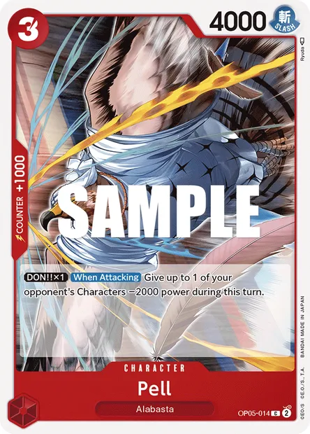 Pell, One Piece card OP05-014 — AWAKENING OF THE NEW ERA set