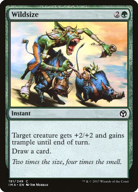 Wildsize, Magic card IMA 191 — Iconic Masters set