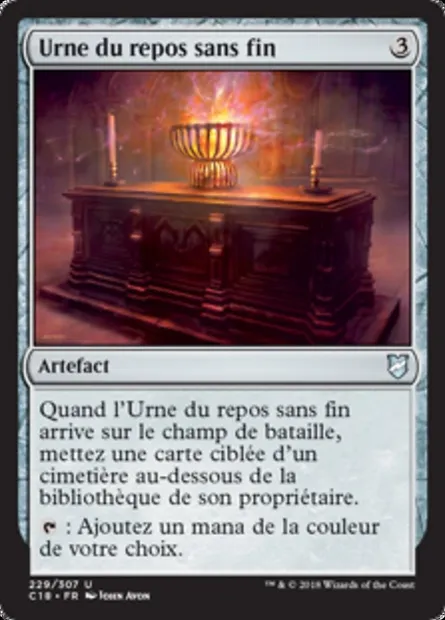 Urne du repos sans fin, carte Magic C18 229 — extension Commander 2018