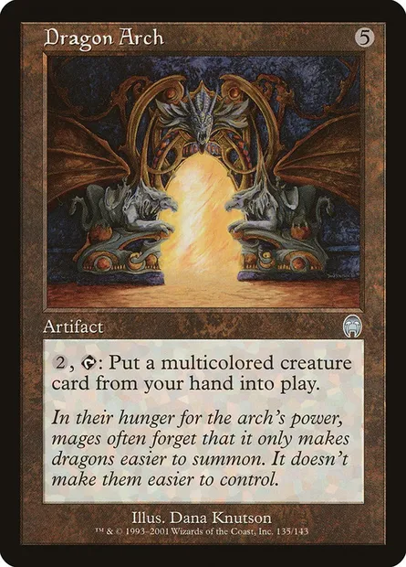 Voûte des dragons, carte Magic APC 135 — extension Apocalypse