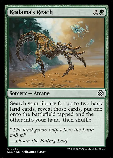 Kodama's Reach, Magic card LCC 245 — The Lost Caverns of Ixalan Commander set