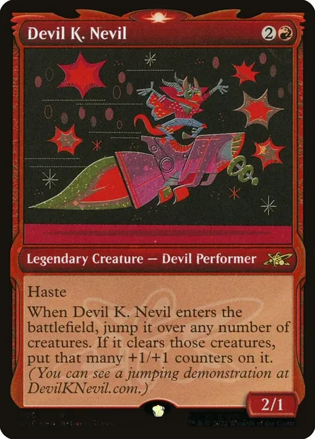 Devil K. Nevil, Magic card UNF 500 — Unfinity set