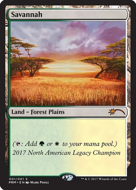 Savannah, Magic card OLGC 2017NA — Legacy Championship set