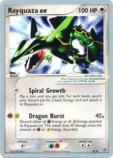 Rayquaza ex, carte Pokémon WCD04 097 — extension World Championship Decks 2004