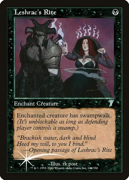 Leshrac's Rite, Magic card 7ED 144★ — Seventh Edition set