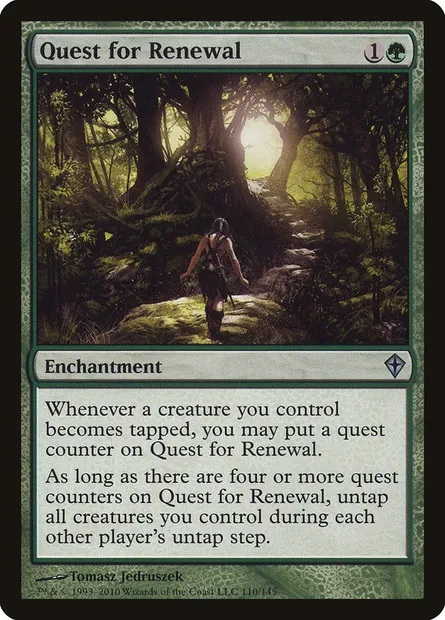 Quest for Renewal, Magic card WWK 110 — Worldwake set
