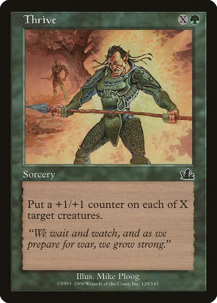 Thrive, Magic card PCY 129 — Prophecy set