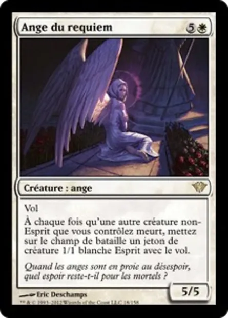 Ange du requiem, carte Magic DKA 18 — extension Obscure Ascension