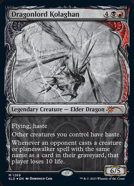 Dragonlord Kolaghan, Magic card SLD 1269 — Secret Lair Drop set