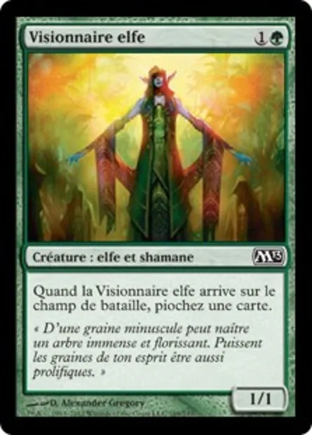 Visionnaire elfe, carte Magic M13 169 — extension Magic 2013
