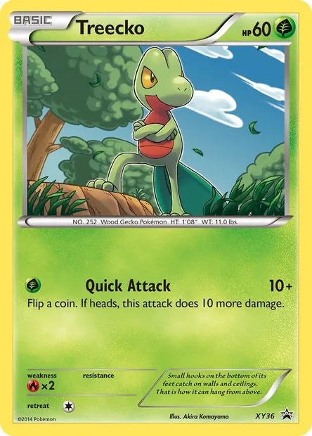 Treecko, Pokémon card XY 36 — XY Black Star Promos set