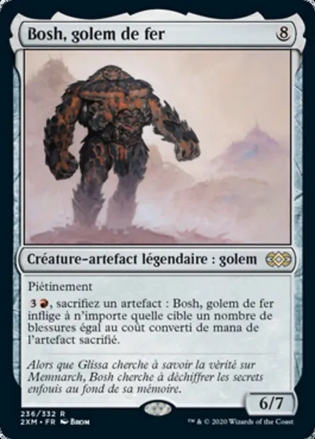 Bosh, golem de fer, carte Magic 2XM 236 — extension Double Masters