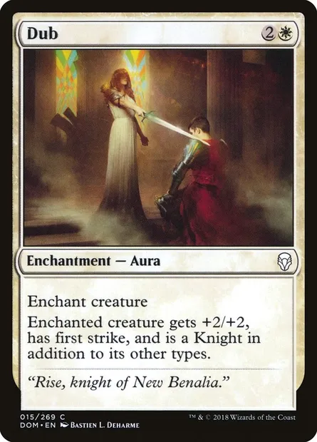 Dub, Magic card DOM 15 — Dominaria set