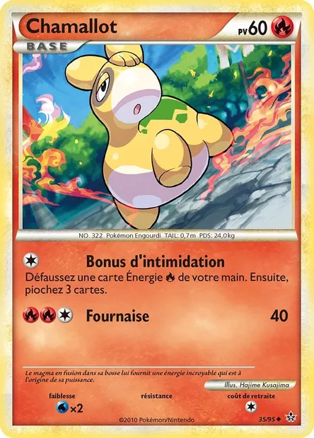 Chamallot, carte Pokémon UL 35 — extension Déchaînement