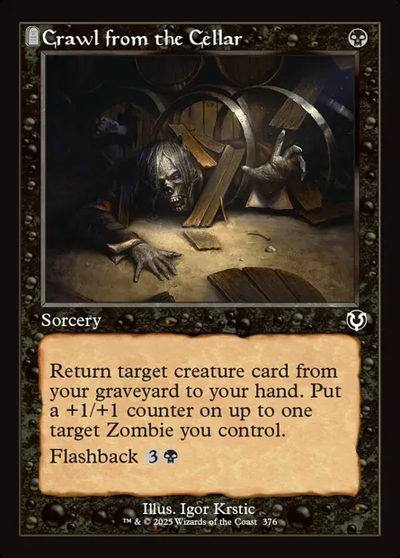Crawl from the Cellar, Magic card INR 376 — Innistrad Remastered set
