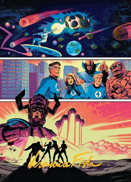 The Coming of Galactus // The Coming of Galactus, Magic card AMSH 20 — Marvel Super Heroes Art Series set