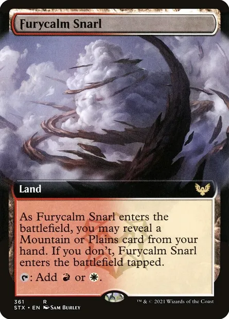 Furycalm Snarl, Magic card STX 361 — Strixhaven: School of Mages set