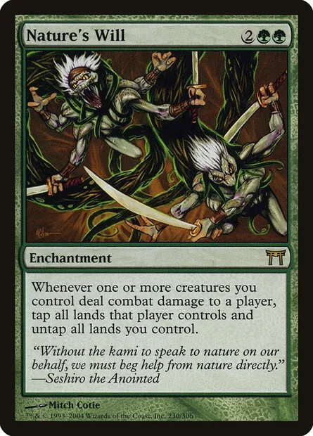 Nature's Will, Magic card CHK 230 — Champions of Kamigawa set
