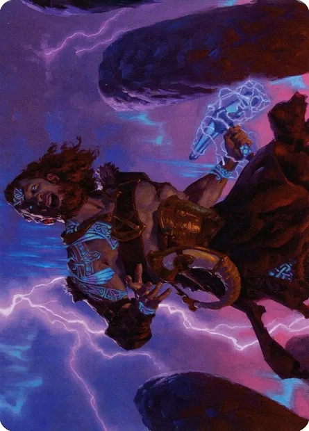 Toralf, God of Fury // Toralf, God of Fury, Magic card AKHM 39 — Kaldheim Art Series set