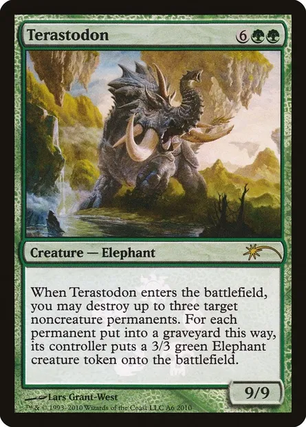 Terastodon, Magic card PWWK A6 — Worldwake Promos set