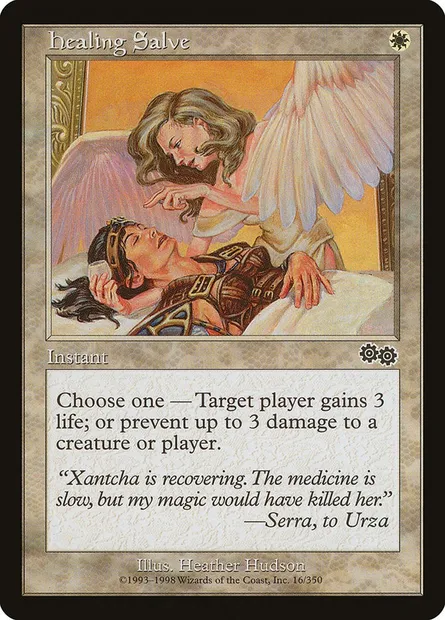 Healing Salve, Magic card USG 16 — Urza's Saga set