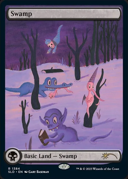 Marais, carte Magic SLD 1384 — extension Secret Lair Drop