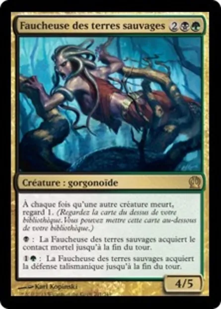 Faucheuse des terres sauvages, carte Magic THS 201 — extension Theros