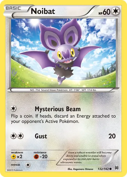 Noibat, Pokémon card BKT 132 — BREAKthrough set