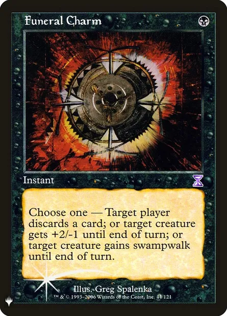 Funeral Charm, Magic card PLST TSB-44 — The List set