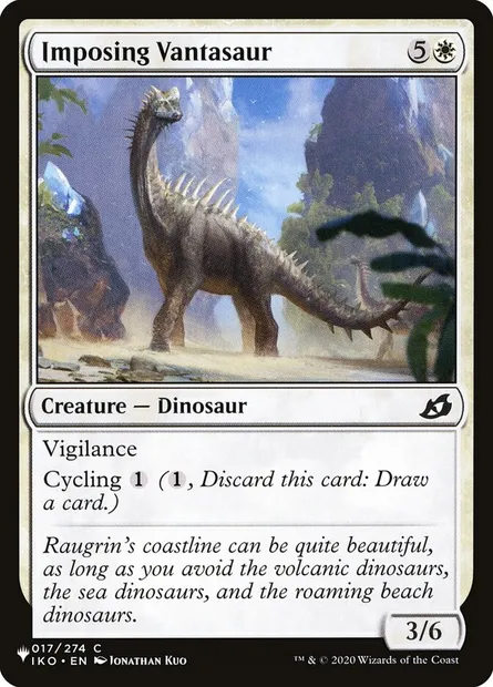 Imposing Vantasaur, Magic card PLST IKO-17 — The List set