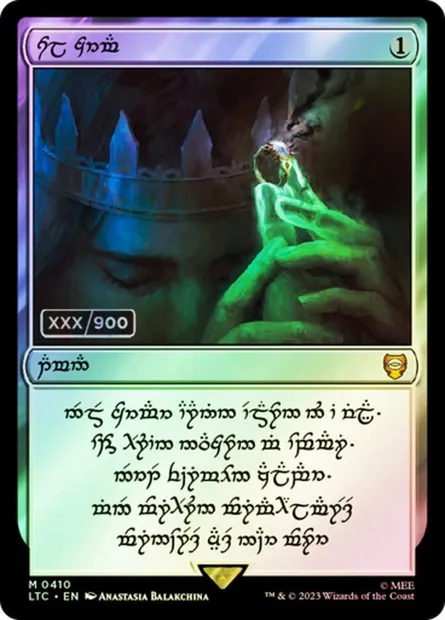 Sol Ring, Magic card LTC 410z — Tales of Middle-earth Commander set