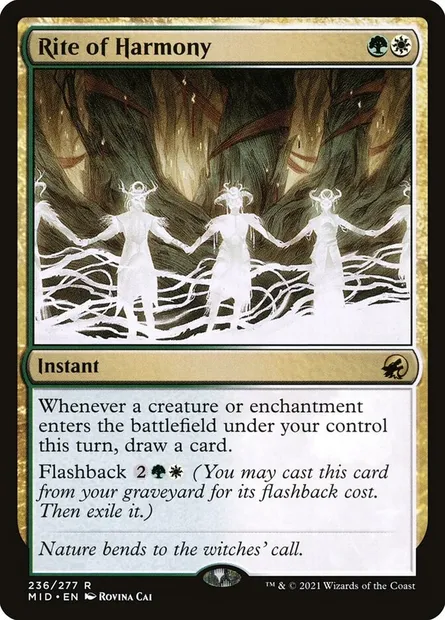 Rite of Harmony, Magic card MID 236 — Innistrad: Midnight Hunt set