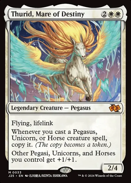 Thurid, Mare of Destiny, Magic card J25 33 — Foundations Jumpstart set