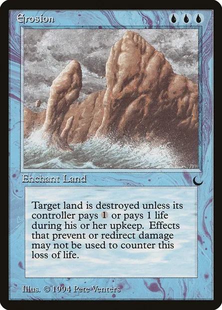 Erosion, Magic card DRK 26 — The Dark set
