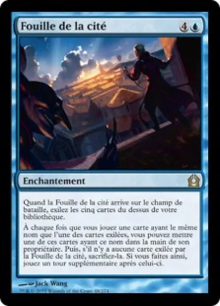 Fouille de la cité, carte Magic RTR 49 — extension Retour à Ravnica