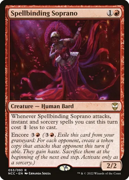 Spellbinding Soprano, Magic card NCC 53 — New Capenna Commander set